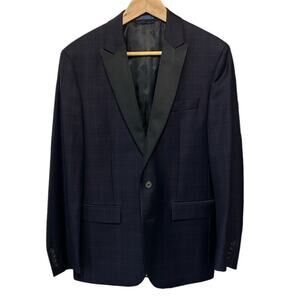 Ryan Seacrest Distinction Check Sport Coat Blazer Size 38R